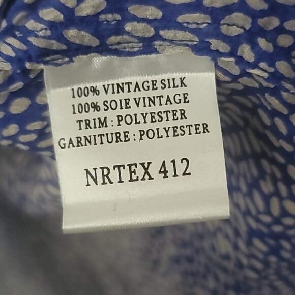 Winter Kate - Vintage Design Silk Boho Flowy Tunic Top (US S) - Picture 5 of 6